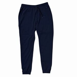 UNRL In-Flex Jogger Pants Men's Medium Navy Athletic Tapered Stretch Performance